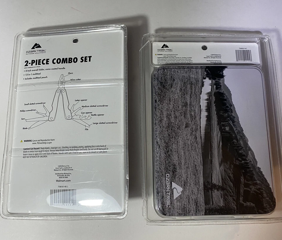 Ozark Trail 2 изделия нож и комбинированные наборы 3 ножи всего и мульти инструмент новый в упаковке - Изображение 2 из 2