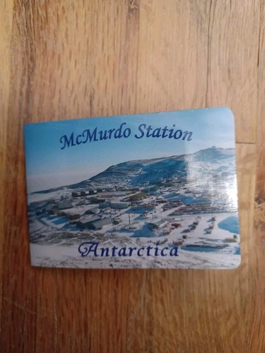Antarctica McMurdo Station Unigrid Brochure Pocket Map
