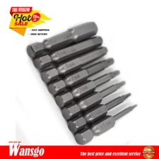 Quick Connect Shank Impact Driver Drill Metric mm 8 Piece Hex Head Allen Bit Set