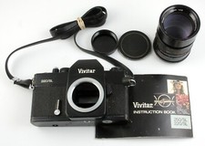 Vivitar 220/SL 35mm SLR w/ Vivitar 135mm f/2.8 Lens  Manual