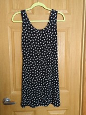 Essex U.S.A Women's Sz Small Little Black Dress w/ Butterflies Made In U.S.A