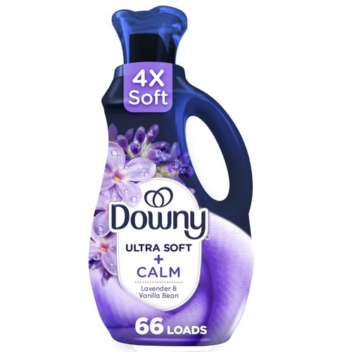 Downy Ultra Soft Fabric Softener Liquid, Calm, Lavender and Vanilla Bean, 44 fl