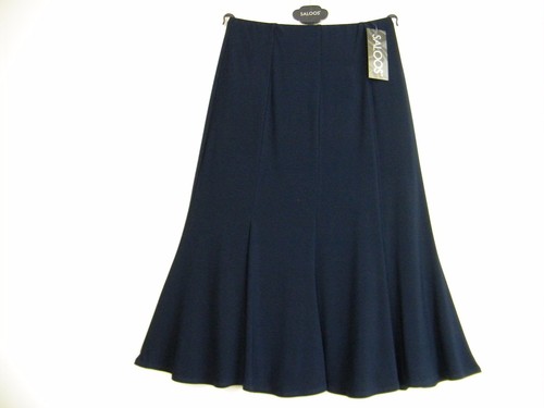 NEW SALOOS 92%POLYESTER 8% ELASTAINE LINED SKIRT 5 COLS SIZES 12 14 16 18 20 22 - Picture 15 of 42