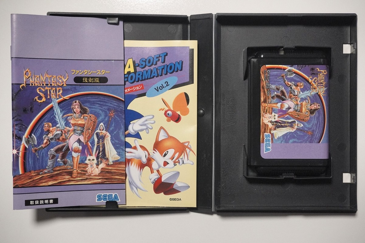 Sega Mega Drive Phantasy Star 1 2 3 4 boxed Japan MD game US