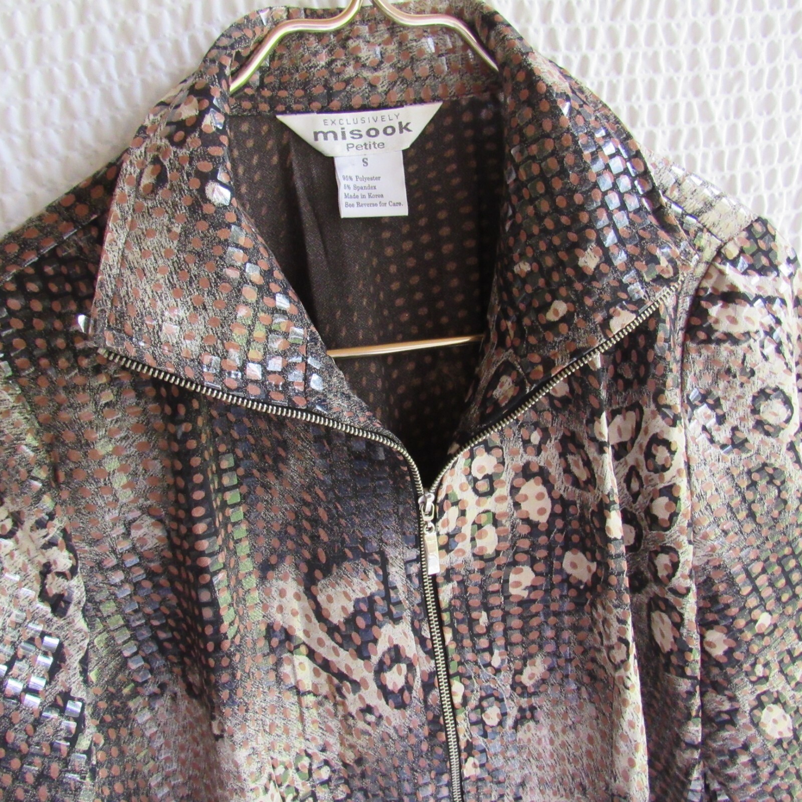 EXCLUSIVELY MISOOK Jacket Small Petite Animal Pri… - image 9