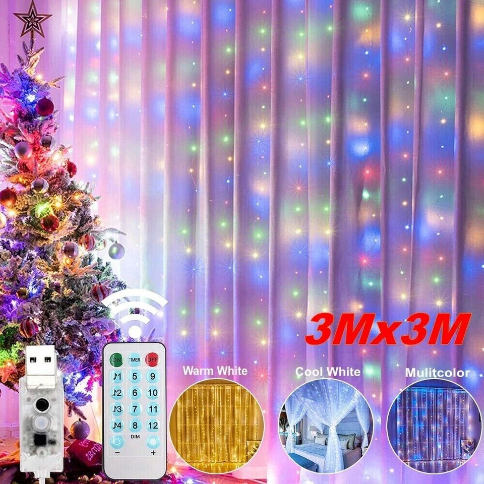 100 FEET LED STRING LIGHT WITH REMOTE NEW - Image 3 of 3