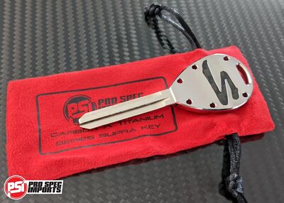 Mk4 Supra Key Blank - Carbon X Titanium Series - Premium Polished, JZA80 OEM!