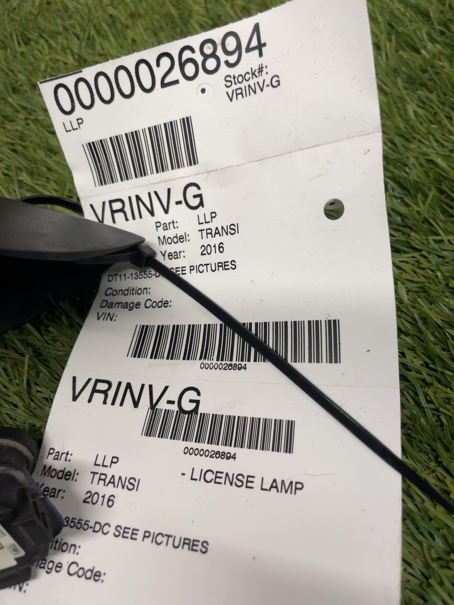 ✓ 2016 FORD TRANSIT CONNECT LICENSE LAMP PN:DT11-13555-DC OEM | eBay
