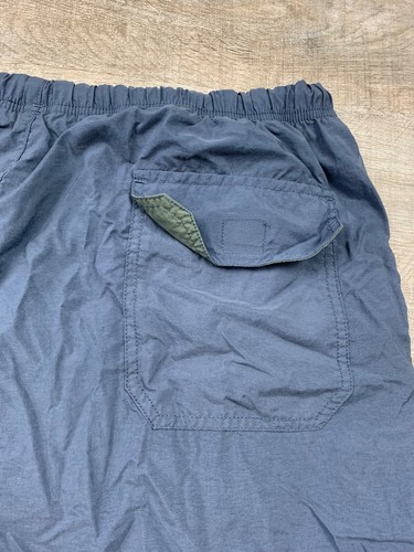 Vintage 90er Nautica blau Badeanzug Badehose Gr. L x 6" Schrittlänge gefüttert Nylon einfach minimal - Bild 8 von 12
