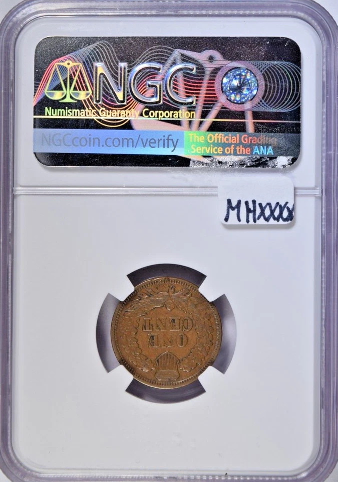 1872 INDIAN HEAD CENT ~ NICE BOLD NGC VF30! - Image 2 of 4