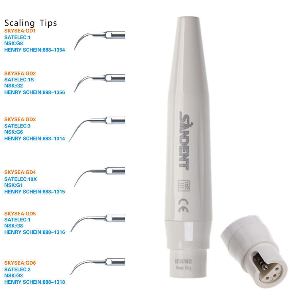 5-10Pcs Dental Ultrasonic Scaler Tips – Fit SATELEC GPE For Scaling, Endo, Perio