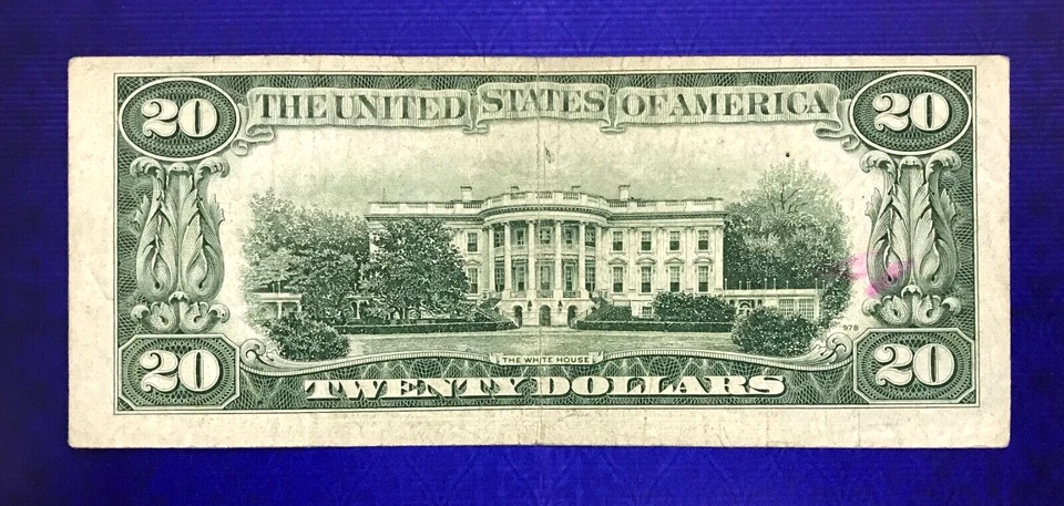 **ERROR CUT** 1950 USA - 20 DOLLARS - VF - EZSA7 - Image 2 of 2