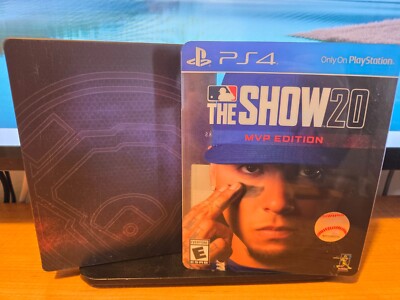 MLB The SHOW 20: MVP EDITION PS4 (PlayStation 4, 2019) Metal Steelbook Case