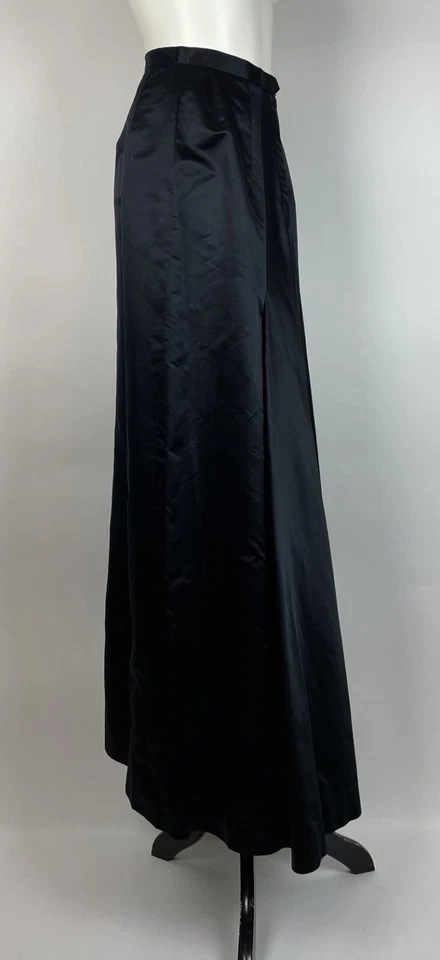 Falda larga de noche vintage años 60 semi mate satinado, atemporal, minimalista XS/S Foto 4 de 4