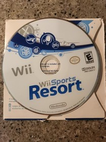 Wii Sports Resort Nintendo Wii Disc And Sleeve Resurfaced Tested/Working!! 
