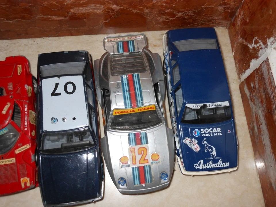 LOTTO 6 AUTO SCALA 1/24 MEBETOYS MIRA POLISTIL BURAGO PER RESTAURI O RICAMBI - Immagine 3 di 3