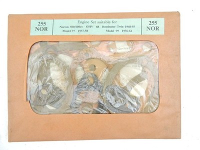 NOS Engine Motor Gasket Set Norton 500 600 Dominator Model 77 88 99 20271rs