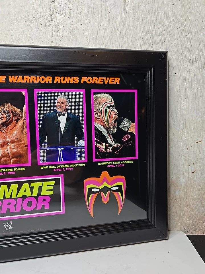 Placa Ultimate Warrior Evolution of a Hall of Famer Hulk Hogan 2014 Wwe Wwf Foto 4 de 4