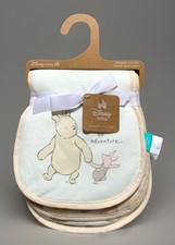 NEW Disney Baby WINNIE THE POOH Set of 3 Organic Cotton Burping Cloths/Pads