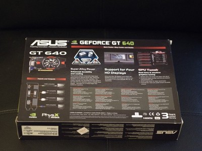ASUS NVIDIA GeForce GT 640 (GT640-2GD3) 2GB / 2GB (max) DDR3 SDRAM
