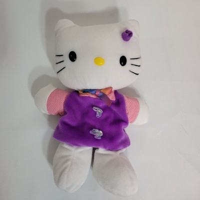 Hello Kitty Hand Puppet Plush Missing Bow Sanrio Flying Colors Toys Jakks 2002