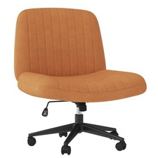 Criss Cross Chair,Cross Legged Office Seat with Wheels Armless Swivel Vanity ...