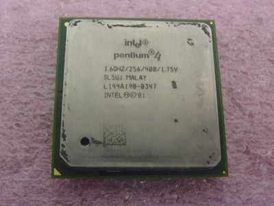 SL5UJ Intel P4 1.60 Ghz Pentium 4 Socket 478 Processor 256 KB Cache 400 Mhz Bus