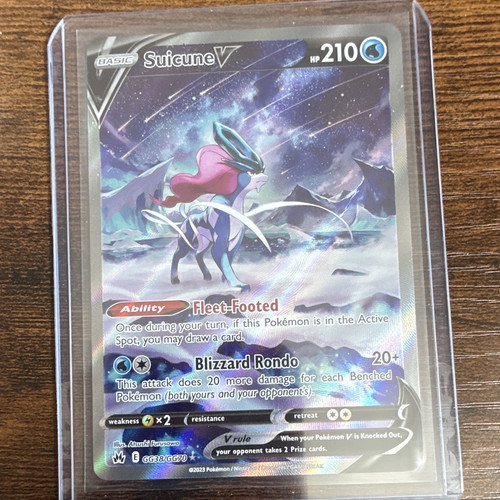 The Pokémon Company Suicune V GG38/GG70 Crown Zenith GG UR Holo EN 210HP FA
