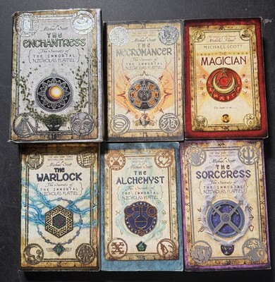 Complete Set SECRETS OF THE IMMORTAL NICHOLAS FLAMEL 1-6 Michael Scott Lot