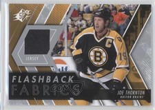2014-15 SPx Flashback Fabrics Joe Thornton #218 HOF 0x5
