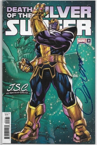 DEATH OF THE SILVER SURFER #3 J SCOTT CAMPBELL SIGNED VARIANT COLLECTION /W COA