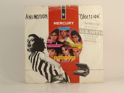 ANIMOTION OBSESSION (3) (78) 2 Track 7'' Single including Picture Sleeve MERCURY