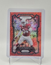 2023 Panini Prizm - Jalen Thompson #8 Red Shimmer Prizm /35