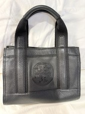 Tory Burch, Tiny Tory Tote Bag - Black Leather NWT