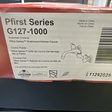 Pfister G127-1000 Pfirst Series Two Handle Kitchen Faucet in Polished Chrome