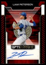 2025 Leaf Optichome Gold Liam Peterson Rookie Auto 1/1 #BA-LP1