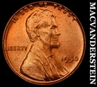 1950 Lincoln Wheat Cent- Red- Choice Gem Brilliant Uncirculated Luster #J6422