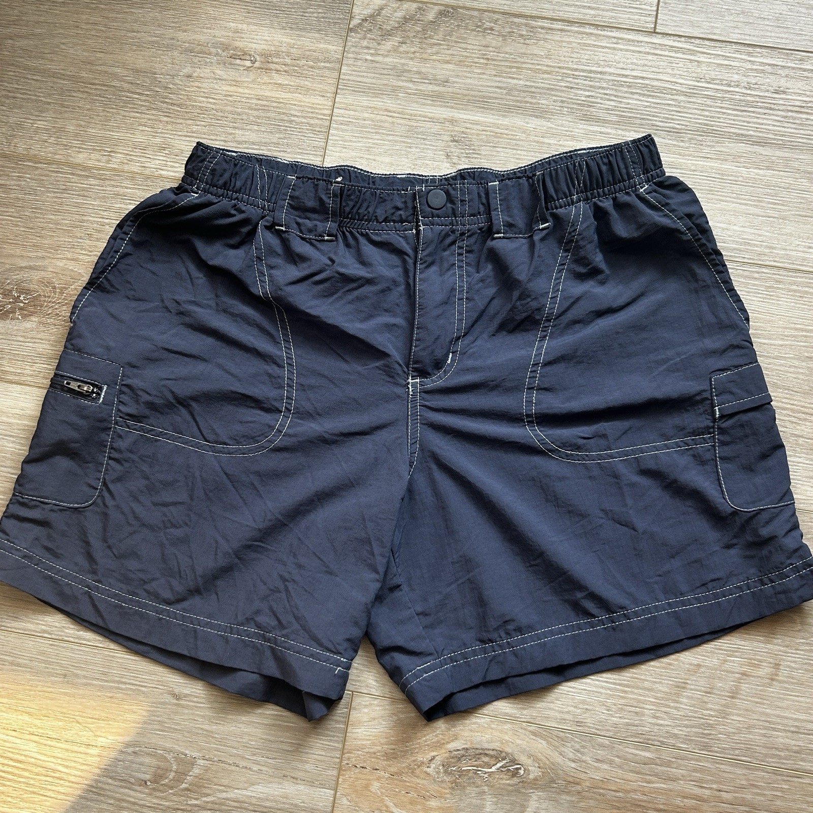 Columbia Sandy River Water Repellant Drawstring Shorts in Navy M