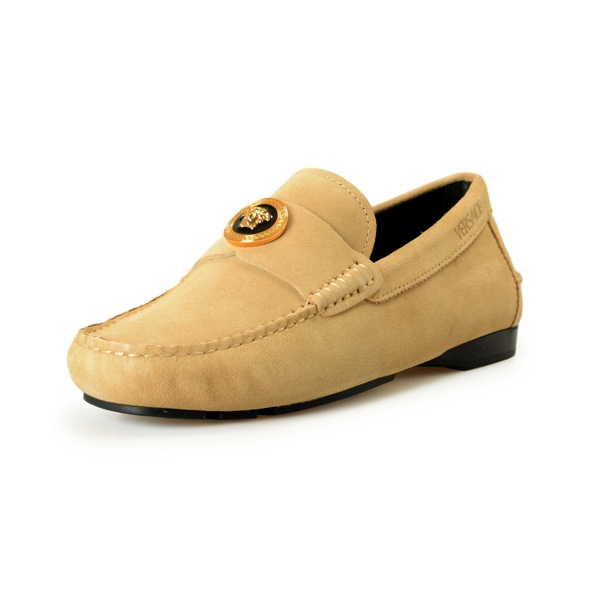 Sperry Made in Maine USA Mens 9.5D Gold Cup Handmade Driver Moccasin Loafer Rare Loafer Gold Casual Shoes for Men with Upper Leather for sale  main image 2