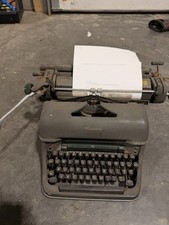 Vintage Olympia Deluxe Type Writer Made In Germany thumbnail