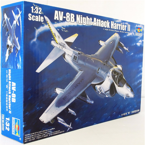 Aereo Attack Arrier Ii Kit 1:32 Trumpeter Kit Aerei -D- Neues Modell-image