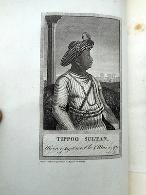 Geschichte Kaiserreich MYSORE Königreiche HYDER ALY & TIPPOO SAIB von MICHAUD 1801 INDIEN 50