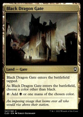 2022 Commander Legends: Battle for Baldur's Gate Black Dragon Gate