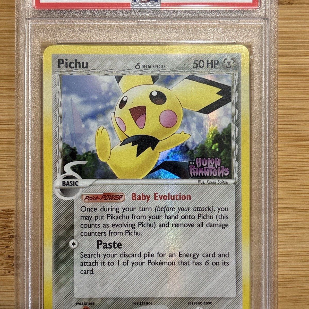 2006 POKEMON EX HOLON PHANTOMS #76 PICHU REVERSE FOIL PSA 8 | eBay