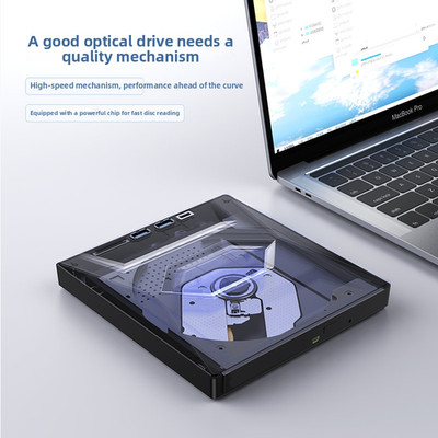 7 in 1 USB 3.0 Externer BD DVD CD Brenner Unterstützt 120mm und 80mm Discs