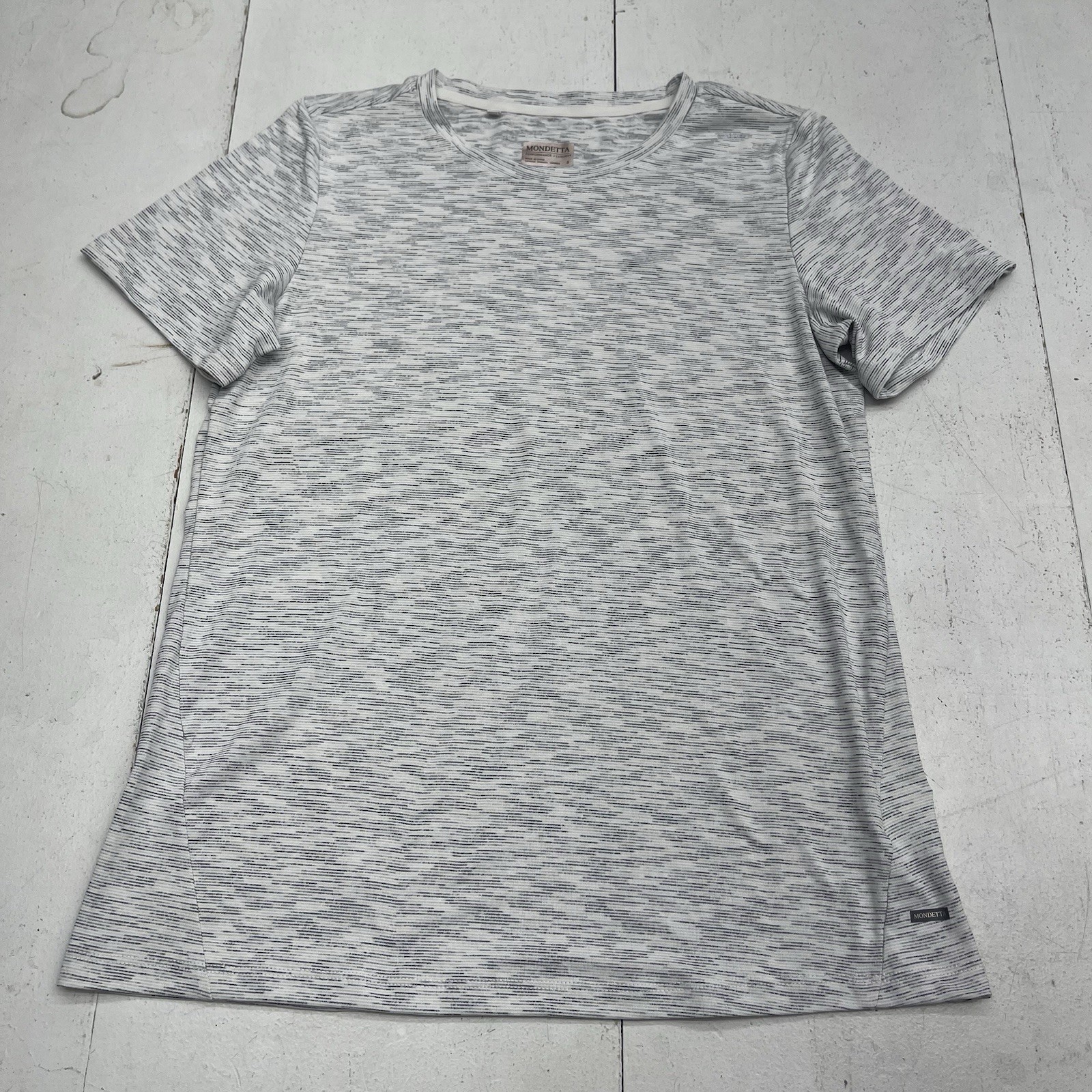 Mondetta White Gray Printed Performance Luxury Ac… - image 1