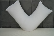 New V Shaped Orthopedic Pillow with Following Color Free Polycotton Pillowcase