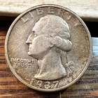 1937-S Washington Quarter Nice Original VF/XF CHRC