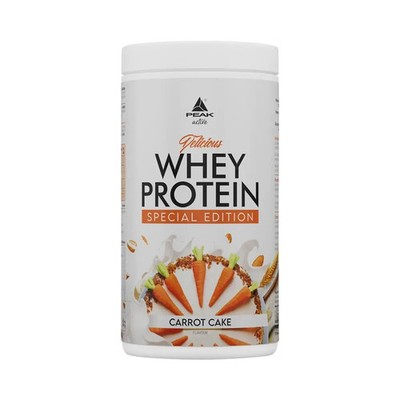 Peak Delicous Whey Protein Carrot Cake 2x450g / 2x15 serv 03/26 + Samples