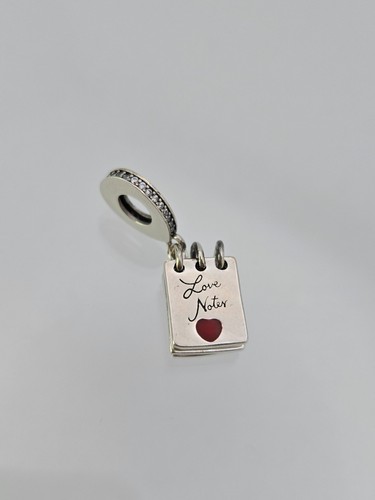 Authentic Pandora Silver Love Note I love you Charm